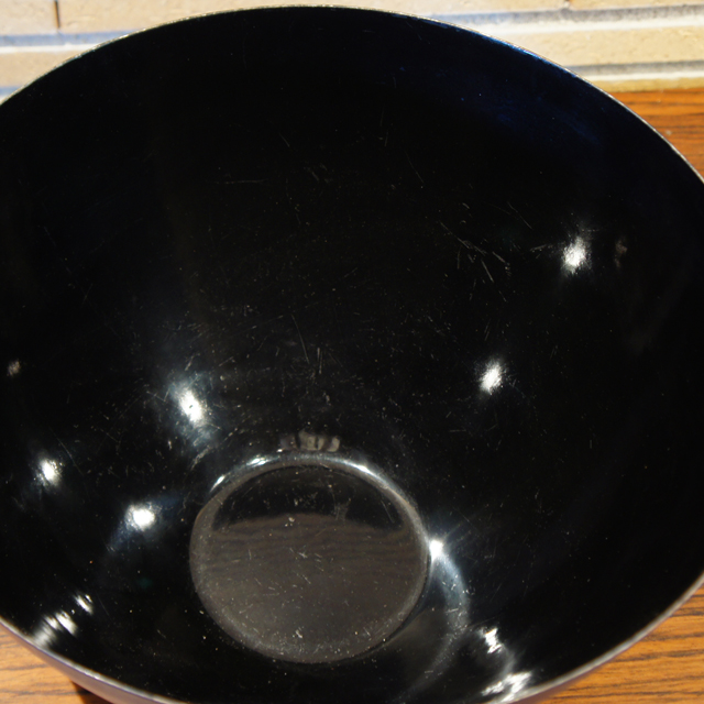 北欧雑貨「Krenit Bowl (black saize:XL)」