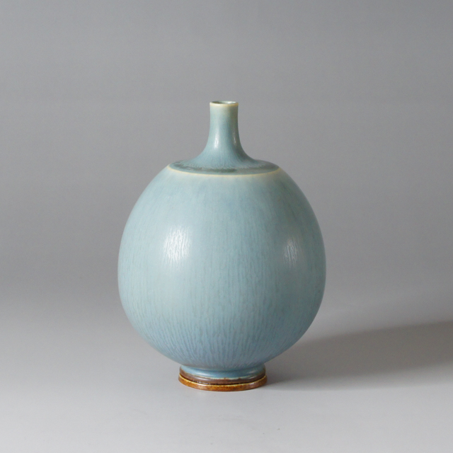 北欧雑貨「薄灰青釉花瓶」