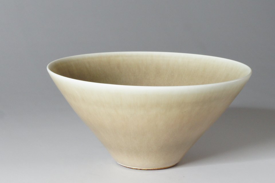 北欧雑貨「薄緑釉鉢」