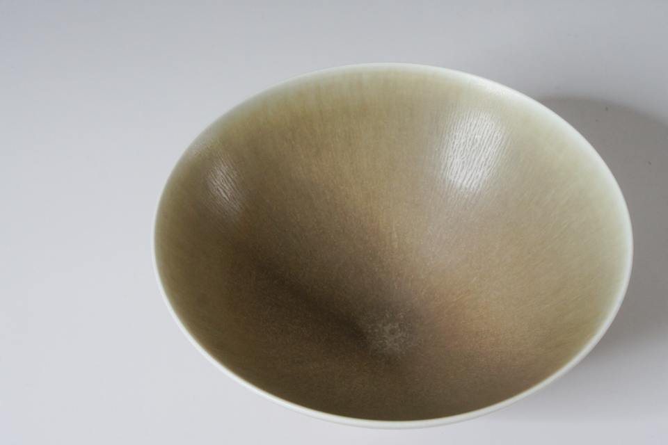 北欧雑貨「薄緑釉鉢」