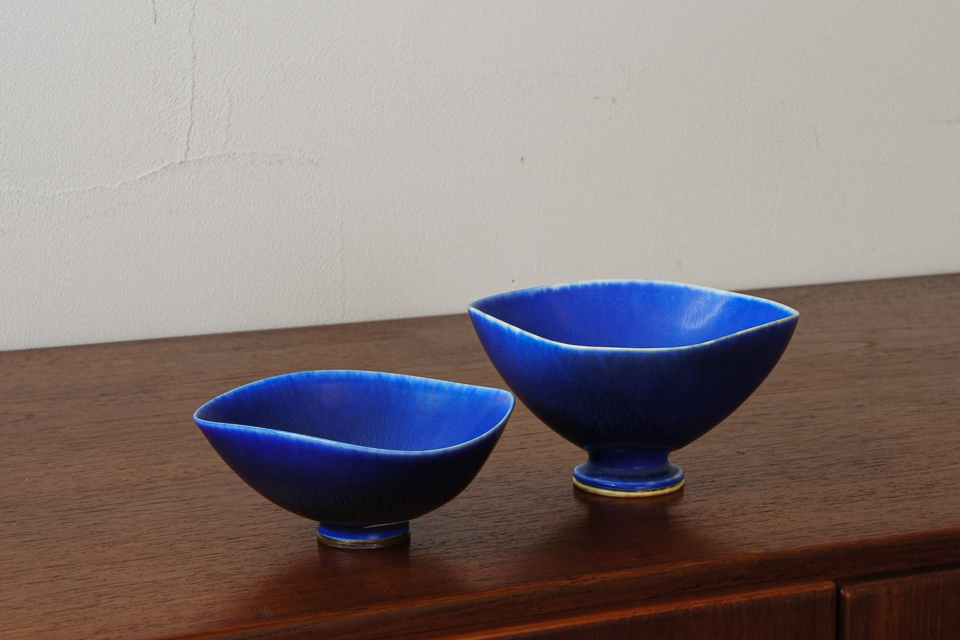 北欧雑貨「瑠璃釉沓形小鉢」
